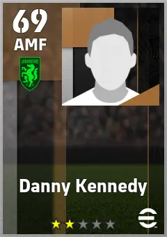 Danny Kennedy eFootball 2026 player card — 69 OVR AMF