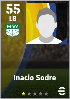 Inacio Sodre eFootball 2026 player card — 55 OVR LB