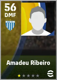 Amadeu Ribeiro eFootball 2026 player card — 56 OVR DMF
