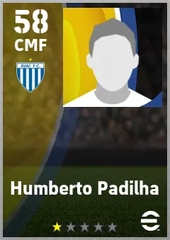 Humberto Padilha eFootball 2026 player card — 58 OVR CMF