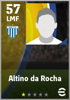 Altino da Rocha eFootball 2026 player card — 57 OVR LMF