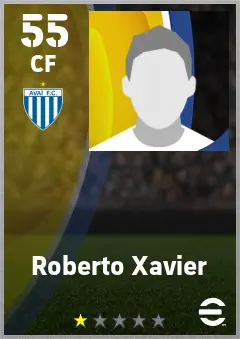 Roberto Xavier eFootball 2026 player card — 55 OVR CF