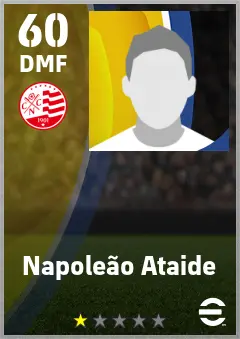 Napoleao Ataide eFootball 2026 player card — 60 OVR DMF