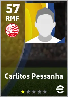 Carlitos Pessanha eFootball 2026 player card — 57 OVR RMF