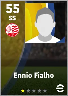 Ennio Fialho eFootball 2026 player card — 55 OVR SS