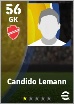 Candido Lemann eFootball 2026 player card — 56 OVR GK