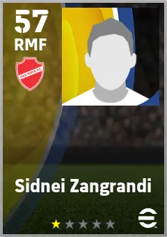 Sidnei Zangrandi eFootball 2026 player card — 57 OVR RMF