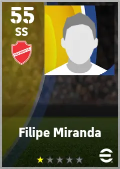 Filipe Miranda eFootball 2026 player card — 55 OVR SS