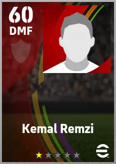 Kemal Remzi eFootball 2026 player card — 60 OVR DMF