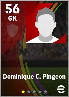 Dominique C. Pingeon eFootball 2026 player card — 56 OVR GK