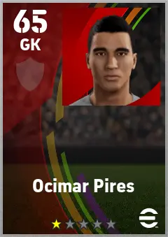 Ocimar Pires eFootball 2026 player card — 65 OVR GK