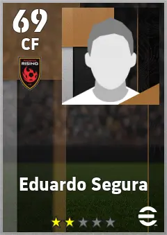 Eduardo Segura eFootball 2026 player card — 69 OVR CF