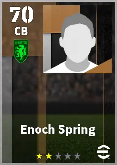 Desmond Coulson eFootball 2026 player card — 70 OVR CB