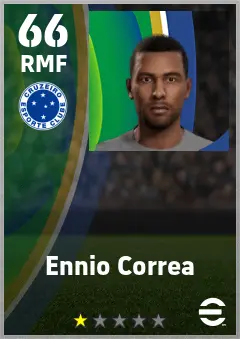 Ennio Correa eFootball 2026 player card — 66 OVR RMF