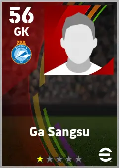 Ga Sangsu eFootball 2026 player card — 56 OVR GK