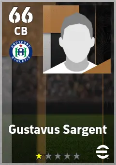 Josiah Carlye eFootball 2026 player card — 66 OVR CB