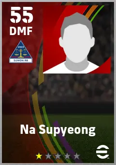 Na Supyeong eFootball 2026 player card — 55 OVR DMF