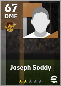 Joseph Soddy eFootball 2026 player card — 67 OVR DMF