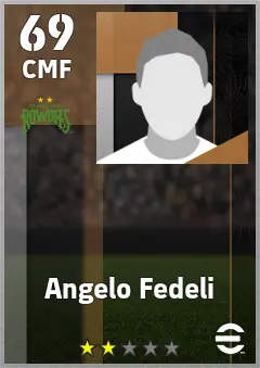 Giacopo Andretti eFootball 2026 player card — 69 OVR CMF