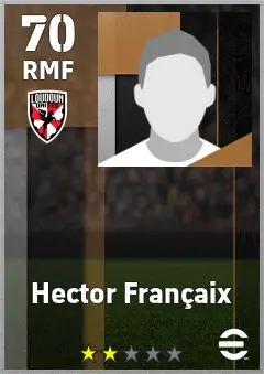 Rolande Lully eFootball 2026 player card — 70 OVR RMF