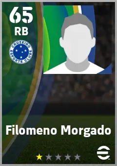 Filomeno Morgado eFootball 2026 player card — 65 OVR RB