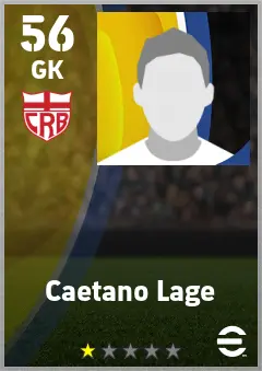Caetano Lage eFootball 2026 player card — 56 OVR GK