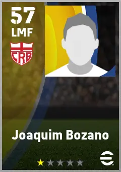 Joaquim Bozano eFootball 2026 player card — 57 OVR LMF