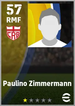 Paulino Zimmermann eFootball 2026 player card — 57 OVR RMF