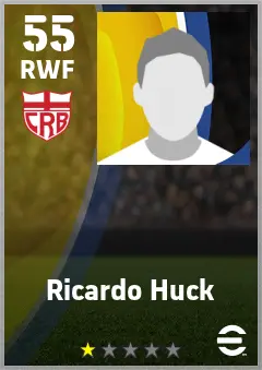 Ricardo Huck eFootball 2026 player card — 55 OVR RWF