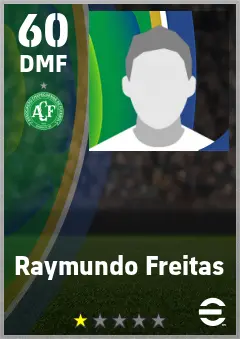 Raymundo Freitas eFootball 2026 player card — 60 OVR DMF