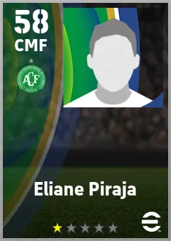 Eliane Piraja eFootball 2026 player card — 58 OVR CMF