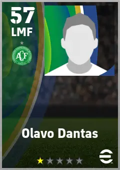 Olavo Dantas eFootball 2026 player card — 57 OVR LMF