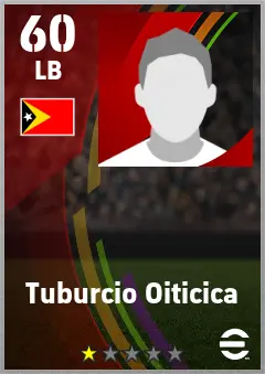 Tuburcio Oiticica eFootball 2026 player card — 60 OVR LB