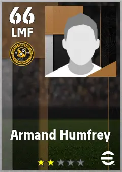 Effy Fox eFootball 2026 player card — 66 OVR LMF