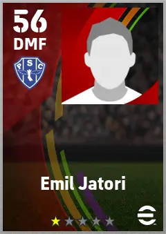 Emil Jatori eFootball 2026 player card — 56 OVR DMF
