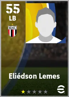 Eliedson Lemes eFootball 2026 player card — 55 OVR LB