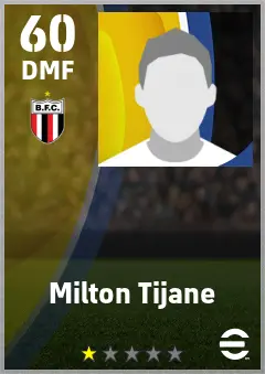 Milton Tijane eFootball 2026 player card — 60 OVR DMF