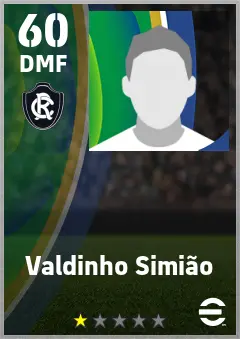 Valdinho Simiao eFootball 2026 player card — 60 OVR DMF