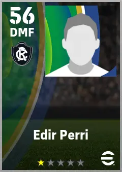 Edir Perri eFootball 2026 player card — 56 OVR DMF