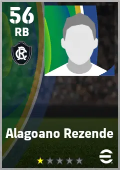 Alagoano Rezende eFootball 2026 player card — 56 OVR RB
