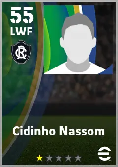 Cidinho Nassom eFootball 2026 player card — 55 OVR LWF