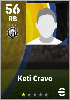 Keti Cravo eFootball 2026 player card — 56 OVR RB