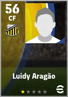 Luidy Aragao eFootball 2026 player card — 56 OVR CF