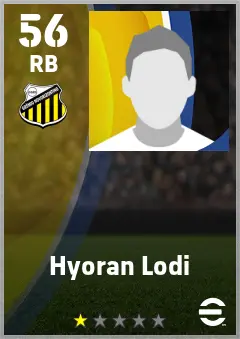 Hyoran Lodi eFootball 2026 player card — 56 OVR RB