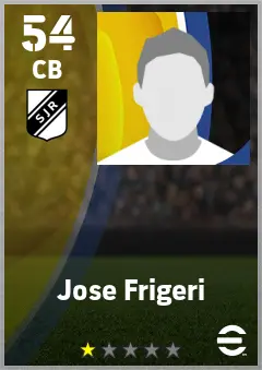 Jose Frigeri eFootball 2026 player card — 54 OVR CB