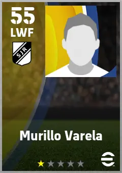 Murillo Varela eFootball 2026 player card — 55 OVR LWF