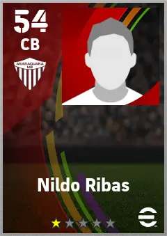 Nildo Ribas eFootball 2026 player card — 54 OVR CB