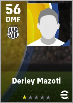 Derley Mazoti eFootball 2026 player card — 56 OVR DMF
