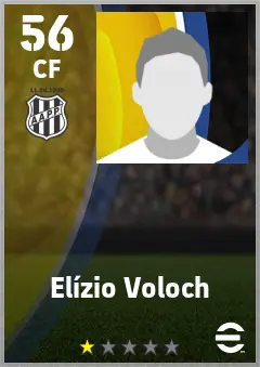 Elizio Voloch eFootball 2026 player card — 56 OVR CF