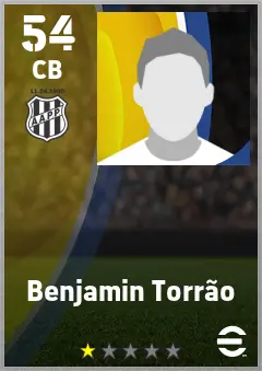 Benjamin Torrao eFootball 2026 player card — 54 OVR CB